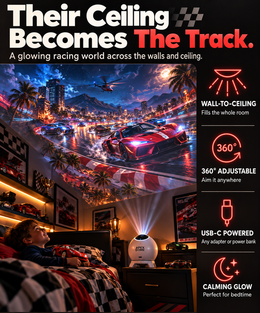 Apex Dome™ Racetrack Light Projector