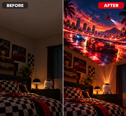 Apex Dome™ Racetrack Light Projector